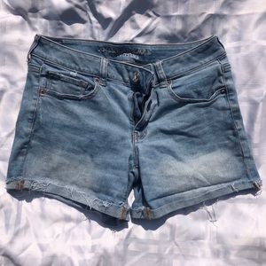 denim shorts